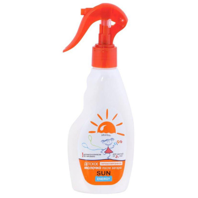 SUN ENERGY Детское гипоаллергенное молочко после загара